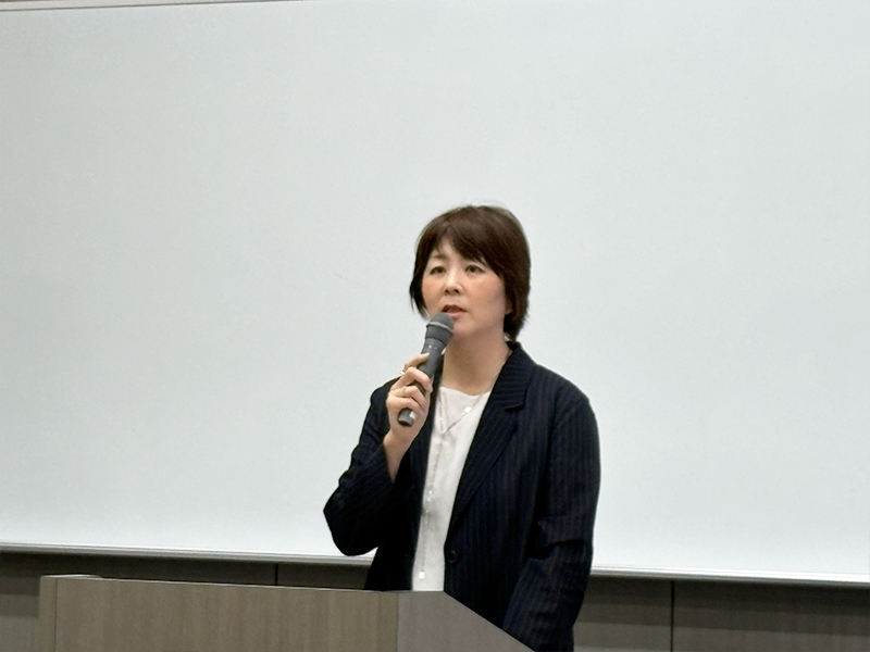 来賓祝辞 生田学科長